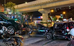 Lái xe Santa Fe gây tai nạn liên hoàn ở Hà Nội trong đêm là ai?