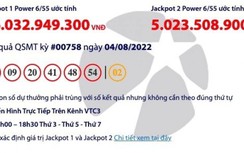 Kết quả xổ số Vietlott 4/8: Ai may mắn trúng hơn 36 tỷ?