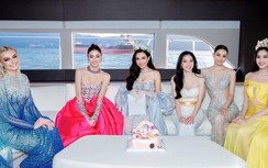 Thành hoa hậu, Thùy Tiên sinh nhật "sang xịn mịn" trên du thuyền triệu đô