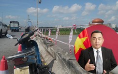 Xe container húc đổ lan can cầu Thanh Trì rơi sông: Ai sẽ đền bù thiệt hại?