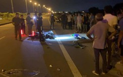Xe máy tông người đi bộ trên quốc lộ, 2 người tử vong