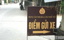 Hưng Yên: Bãi xe không phép "mọc" trên hành lang công trình thủy lợi