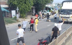 Một CSGT Quảng Nam bị xe máy tông trọng thương khi đang làm nhiệm vụ