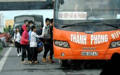 Ghi hình "phạt nguội" xe dừng đón trả khách cao tốc Hà Nội - Bắc Giang