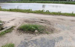 Dự án khu dân cư mới Thủ Sỹ ở Hưng Yên xuất hiện hố sâu sụt lún bất thường