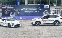 Màn quay compa bằng xe Subaru của huyền thoại người Anh tại sân Mỹ Đình