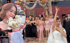 “Nữ đại gia bất động sản có 50 tỷ” bắt được hoa cưới của Diệu Nhi - Anh Tú