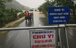Quảng Trị: Giao thông miền núi bị ngập, chia cắt