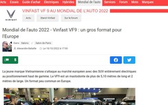 Báo quốc tế: "VinFast sẽ trở thành thương hiệu phổ biến tại Châu Âu"