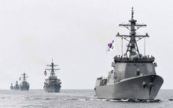 Hàn Quốc điều 20 tàu chiến, trực thăng, máy bay cùng Mỹ tập trận rầm rộ