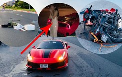 Siêu xe Ferrari 488 va chạm xe máy: CSGT bác bỏ thông tin cô gái cầm lái
