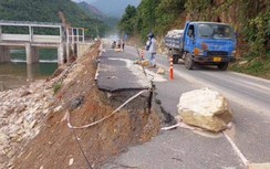 Dự án đường hơn 700 tỷ ở Đà Nẵng chưa làm xong bị sạt lở nặng do mưa lũ