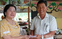 Báo Giao thông trao tiền xây hai căn nhà tặng hộ nghèo ở Cần Thơ