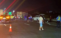 Tai nạn liên hoàn khiến 7 ô tô hư hỏng trên cao tốc Pháp Vân - Cầu Giẽ