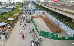 Cục CSGT kiến nghị thu hẹp rào chắn đường Nguyễn Xiển để giảm ùn tắc