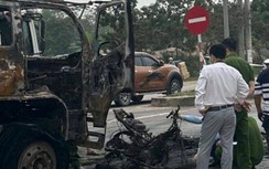 Vụ cháy ô tô sau TNGT tại Vĩnh Phúc: Cả 2 nạn nhân đều đã tử vong
