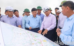 Toàn cảnh chuyến thị sát cao tốc Bắc - Nam của Bộ trưởng Nguyễn Văn Thắng