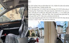 Thực hư vụ ô tô bị kẻ gian đập kính, trộm 100 triệu đồng ở Hà Nội