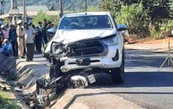 Vụ TNGT 2 người chết: Trưởng công an thị trấn Mường Lát cầm lái xe bán tải