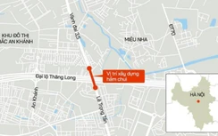 Hơn 2.300 tỷ làm hầm chui tại nút giao Vành đai 3,5 với đại lộ Thăng Long