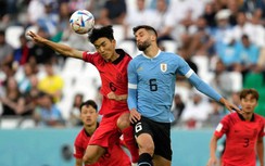 World Cup 2022: Cột dọc giúp Hàn Quốc có 1 điểm trước Uruguay