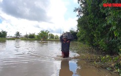 Video: Băng vườn, lội nước cắm cọc GPMB cao tốc Châu Đốc-Cần Thơ-Sóc Trăng