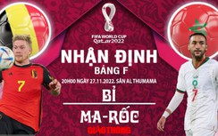 Nhận định Bỉ vs Ma Rốc, bảng F World Cup: Chờ cơn lốc đỏ