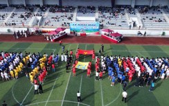 82 đội tuyển tham dự khai mạc giải bóng đá học sinh Cúp Number 1 Active