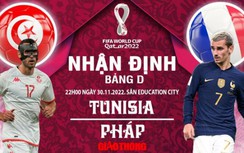 Dự đoán kết quả, nhận định Tunisia vs Pháp, bảng D World Cup 2022