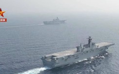 2 tàu tấn công đổ bộ lớn nhất của Hải quân Trung Quốc sẵn sàng tác chiến