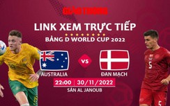 Link xem trực tiếp Australia vs Đan Mạch, bảng D World Cup 2022