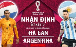Nhận định, dự đoán kết quả Hà Lan vs Argentina, tứ kết World Cup 2022