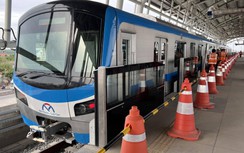 Thử nghiệm tàu metro trước khi chạy thử với tốc độ 20km/h