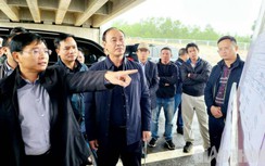 Bộ trưởng GTVT thị sát dự án cao tốc Cam Lộ - La Sơn trước ngày khánh thành