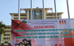 2 giảng viên đại học giải trình gì ở vụ in pano có phông nền cờ Trung Quốc?