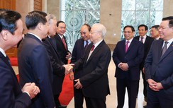 Tổng Bí thư Nguyễn Phú Trọng dự hội nghị Chính phủ với các địa phương