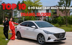 Infographic: TOP 10 ô tô bán chạy nhất Việt Nam tháng 12/2022