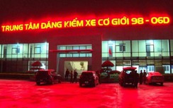 Tạm đình chỉ hoạt động trung tâm đăng kiểm 98-06D ở Bắc Giang