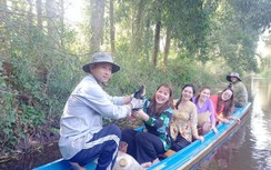 Lang thang rừng U Minh Hạ, trải nghiệm đặt lợp bắt cá đồng