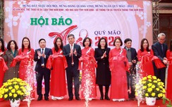 Trưng bày 450 ấn phẩm báo, tạp chí tại Hội báo Xuân 2023 ở Nam Định