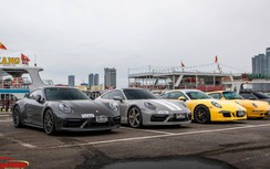 Dàn xe Porsche của dân chơi Thái Lan tụ họp tại Việt Nam dịp đầu năm