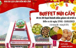 Mùng 6 Tết - khai tiệc buffet Lộc Xuân núi Cấm