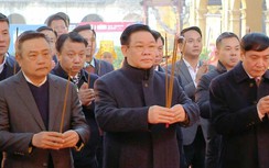 Chủ tịch Quốc hội dự lễ khai xuân tại khu di tích Hoàng thành Thăng Long