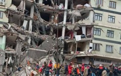Video cận cảnh tòa nhà cao tầng tại Thổ Nhĩ Kỳ đổ sập vì động đất