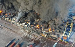 Động đất ở Thổ Nhĩ Kỳ làm cháy cảng container, gây thiệt hại nặng nề