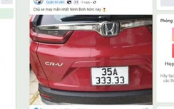Thực hư xe Honda CRV đỏ sở hữu biển ngũ quý 3 ở Ninh Bình