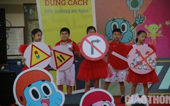 Hàng trăm học sinh Quảng Ngãi tham gia Ngày hội An toàn giao thông