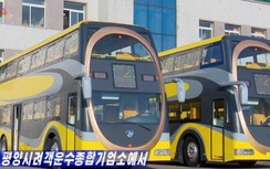 Mục sở thị xe buýt 2 tầng hiện đại Triều Tiên tự sản xuất