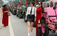 CSGT vào cuộc vụ xe Jeep hết đăng kiểm tham gia đoàn rước dâu ở Thái Nguyên