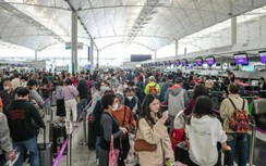 Trục trặc máy tính tại sân bay Hong Kong, hàng trăm hành khách bị ảnh hưởng